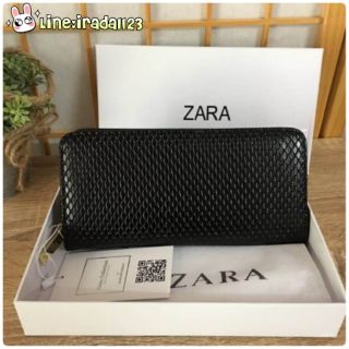 ZARA Classic Pu Leather Zipper Wallet ของแท้ ราคาถูก