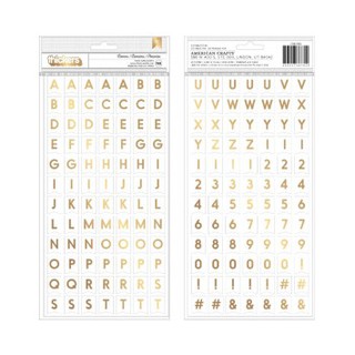 สติกเกอร์ ตัวอักษร A-Z Thickers Stickers Alpha/Foam