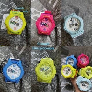 Casio Baby-G นาฬิกาข้อมือผู้หญิง หลากสี หลายแบบ สายเรซิ่น รุ่น BGA-180-