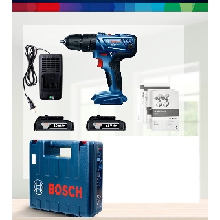 สว่านกระแทกไร้สาย BOSCH รุ่น GSB 180-LI (18V.) แบต 2 ก้อน