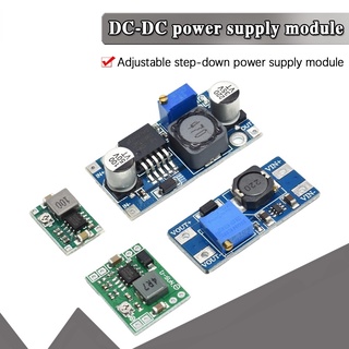 โมดูลควบคุมแรงดันไฟฟ้า DC-DC ปรับได้ MP1584 LM2596 MT3608 MP1584EN USB 5V1A