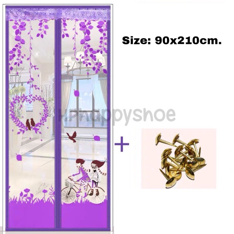 แนะนำ ผ้าม่าน ผ้าม่านกันยุง ม่านประตูกันยุง (คละลาย) แม่เหล็ก ขนาด 90 x 210cm. ม่าน กันยุง พร้อมส่งคละลาย ราคาพิเศษ มีเก็บเงินปลายทาง