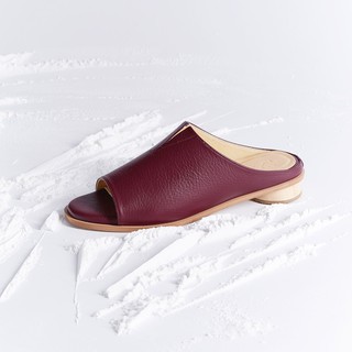 make a moveรองเท้าแตะ Red Burgundy-Pistachio Sandals