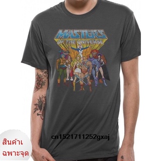 เสื้อยืด พิมพ์ลาย He-Man Masters Of The Universe สีเทา สําหรับผู้ชาย