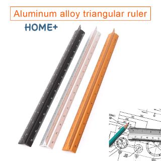 30cm Triangular Architect Scale Ruler Aluminum Scale Ruler for Drafting @th