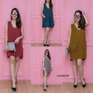 Sleeveless Pocket Knit Dress