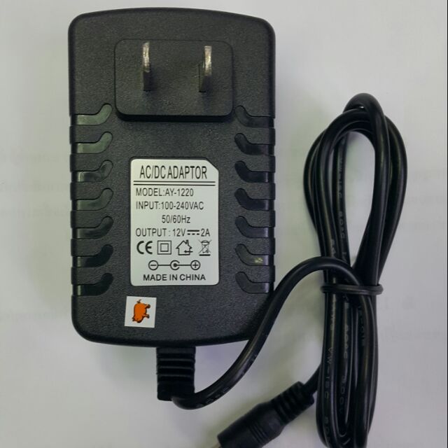 ห้อมแปลงหรือสวิชิ่ง แปลงไฟบ้านเป็น  12V หัวใหญ่ 2.5 ราคาถูก Shopee Lazada