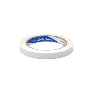 LOUIS TAPE (หลุยส์เทป) เทปกาวสองหน้า 1/2 นิ้ว x 20 หลา (แบบ หน้าบาง)