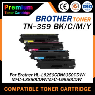 HOMEFGTN359 /TN-359/359BK/359C/359M/359Y For Printer Brother MFC-L9550CDW / HL-L8250CDN / HL-L8350C / MFC-L8600CDW