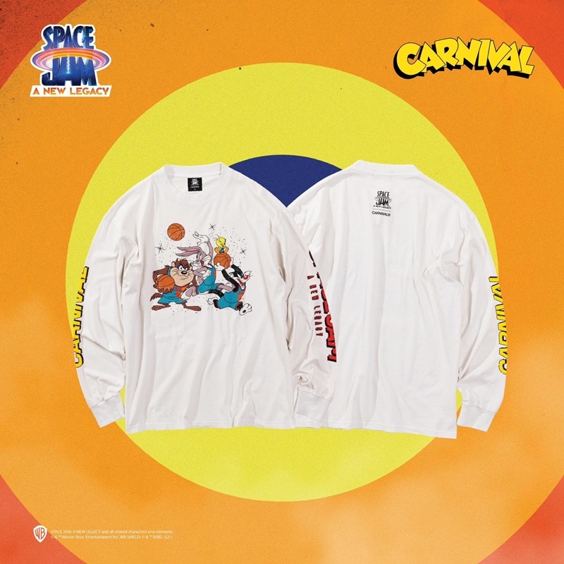 Carnival x Space Jam Legacy T-Shirt (White)