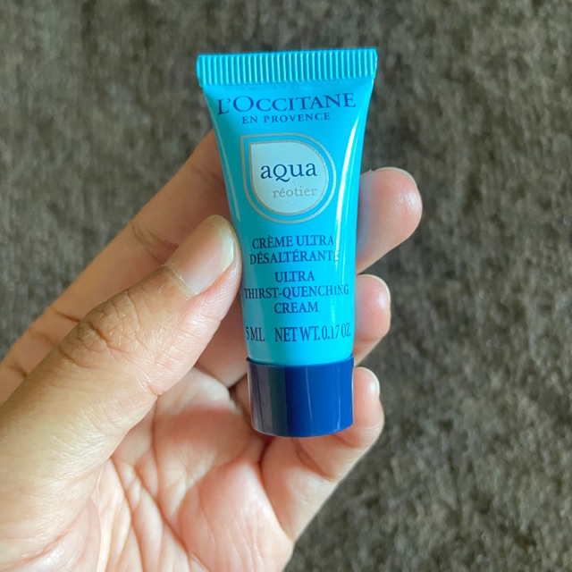 L'OCCITANE Aqua Reotier Ultra ThirstQuenching Cream 5ml Shopee