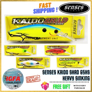 Senses KAIDO 65HS HEAVY SINKING IGFAFISHINGSPORT GEWANG SENSES LURE MINNOW LURE SENSES GEWANG KAIDO SENSES KAIDO