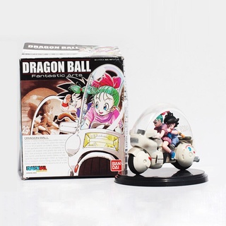 Dragonball Z Fantastic Art Bulma Action Figure บูลม่า หงอคง ขี่มอไซ