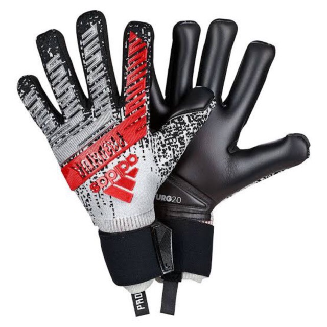 ถุงมือผู้รักษาประตู ADIDAS PREDATOR PRO สี GRAY Shopee Thailand