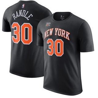 เสื้อยืดบาสเก็ตบอล ลาย Nba New York Knicks CITY 2021/22 30 JULIUS RANDLE - 4 Derrick Rose - 8 Kemba Walker