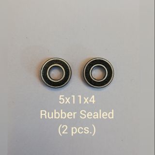 Ball bearing 5x11x4 rubber sealed (2pcs.)