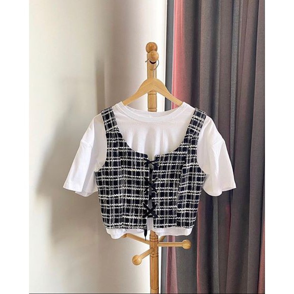 TWENTYTWOSUNDAY - เสื้อ รุ่น Tweed Twice
