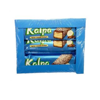 Kalpa wafer คอลพาเวเฟอร์สอดไส้ครีมเคลือบช็อกโกแลตและมะพร้าว