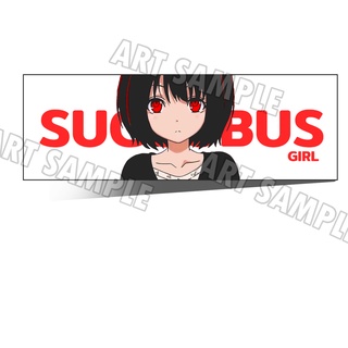 Anime Sticker สติกเกอร์ 2 ชิ้น Succubus Girl JDM Sticker 2 PCS Bumper Sticker Ecchi Anime Sticker Anime Sticker