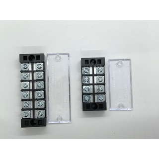 Terminal block เทอมินอล 600V 25A ข้อต่อสายไฟ 4ช่อง 6ช่อง