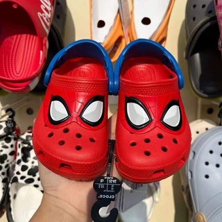 Crocs เด็ก รองเท้าเลโก้ รองเท้า Unisex (ใหม่) The spot Girls รองเท้าแตะเด็กผู้ชาย [204536]