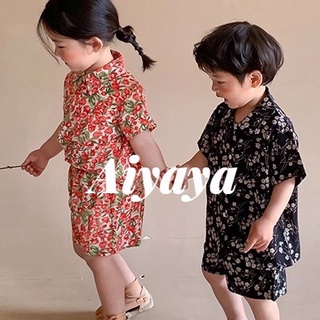 Aiyaya-123💥เตรียมจัดส่ง💥เสื้อเด็กผู้หญิง👧🏻เสื้อแขนสั้นเด็กผู้หญิง เซต2ชิ้น❗