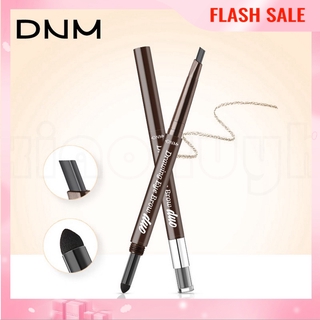 ดินสอเขียนคิ้ว DNM + แป้งเขียนคิ้ว 3 มิติหัวคู่ 2 in 1 อัตโนมัติ