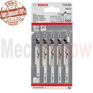 ใบเลื่อยจิ๊กซอว์  BOSCH  T101B (แพ็ค 5 ใบ)