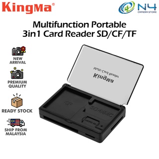 Kingma เครื่องอ่านการ์ด SD CF TF USB3.0 3-in1 อเนกประสงค์ ความเร็วสูง สําหรับแล็ปท็อป สมาร์ทโฟน