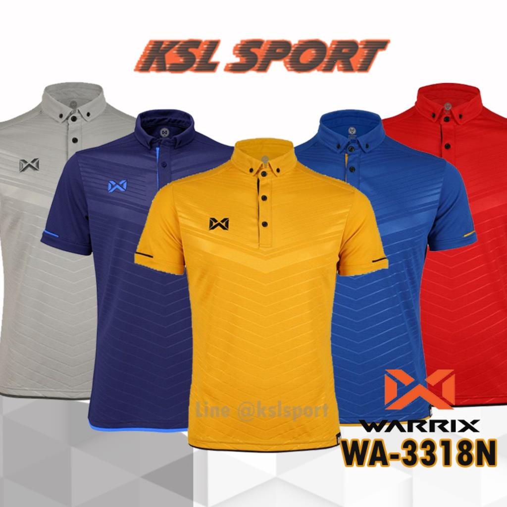 Warrix เสื้อโปโล แขนสั้น WA-3318 LAVIDA - กรมท่า/น้ำเงิน/ฟ้า/แดง/เหลือง/ขาว/เทา/ดำ วอริกซ์ ของแท้ 10