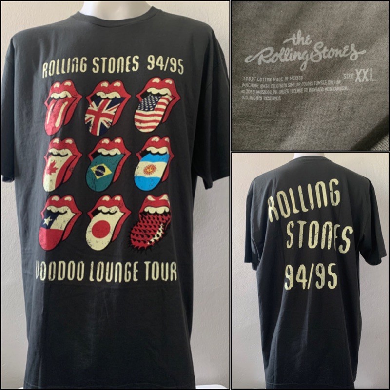 เสื้อวง The Rolling Stones : Voodoo lounge tour