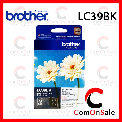LC39Bk , LC39C , LC39M , LC39Y หมึกแท้ DCP-J125, DCP-J140W, DCP-J315W, DCP-J515W, MFC-J220, MFC-J265