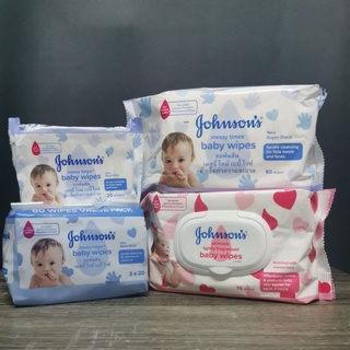 Johnson’s Baby Wipes จอห์นสัน สกินแคร์ ผ้าเปียก ทิชชู่เปียก Exp. 01/2024