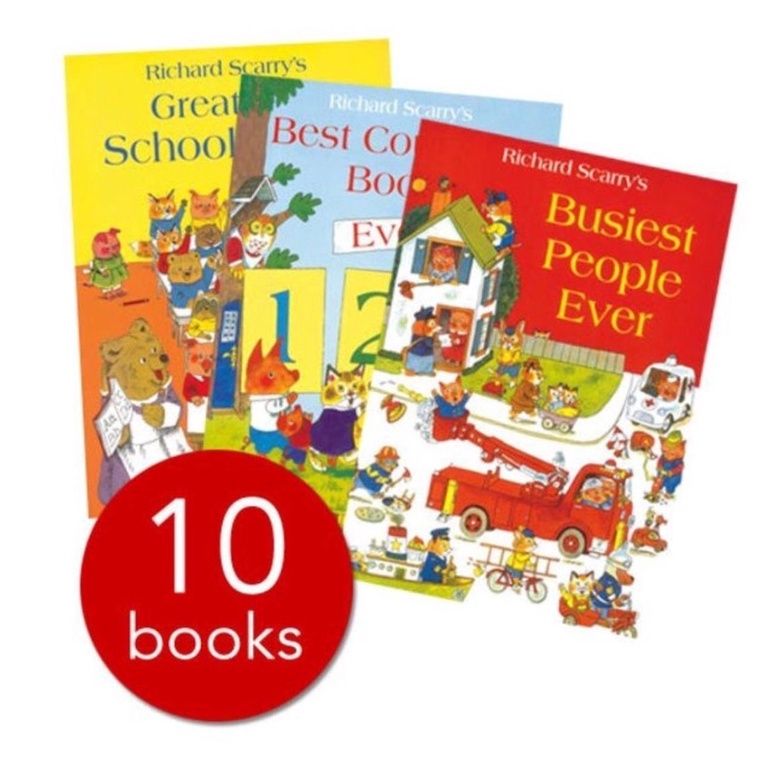 [Richard Scarry]Best Collection Ever! 10 books collection. What do people do all day?... and other s