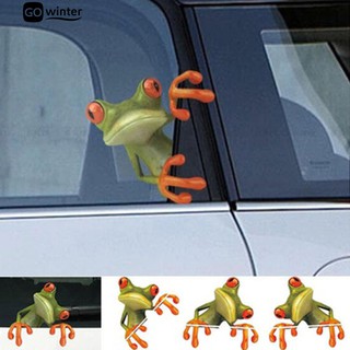 ♪ การ์ตูน 3D Peep Frog Truck สติกเกอร์กาวติดรถยนต์