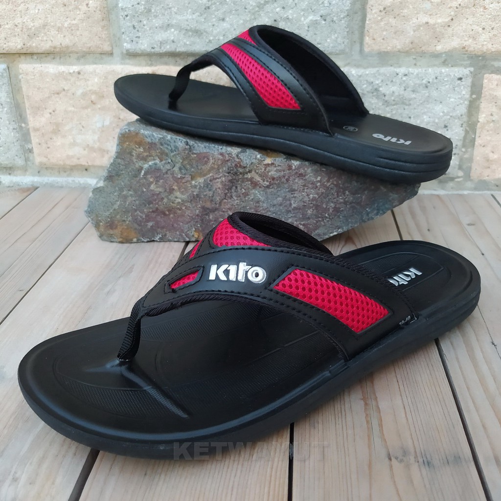 รองเท้าแตะผู้ชาย แบบสวม รองเท้าแตะหูหนีบ kito AJ1M