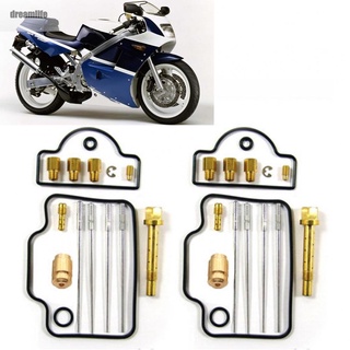 【DREAMLIFE】2x Carburetor Rebuild Kit For Suzuki RGV250 Gamma VJ21 1988-1991 &amp; VJ22 1991-96