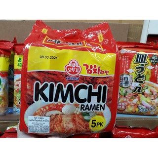 โอโตกิ กิมจิราเม็ง แพ็ค 5 บะหมี่เกาหลี / Ottogi Kimchi Ramyon 120 g. Pack 5