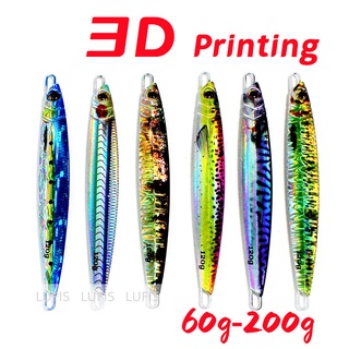 เหยื่อตกปลา 3D 60 กรัม 80 กรัม 100 กรัม 120 กรัม 150 กรัม 200 กรัม 1 ชิ้น