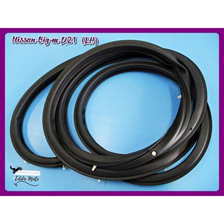 NISSAN BIG-M D21 "LEFT" FRONT&amp;REAR (LF)(LR) DOOR SEAL WEATHERSTRIP RUBBER // ยางขอบประตูซ้าย (หน้า+หลัง) คุณภาพดีเยี่ยม