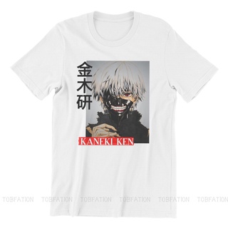 เสื้อยืดผ้าฝ้ายพิมพ์ลายคลาสสิก เสื้อยืดแขนสั้น พิมพ์ลายอนิเมะ Tokyo Ghoul Touka Kirishima Ken แบบสร้างสรรค์ แฟชั่นสําหรั