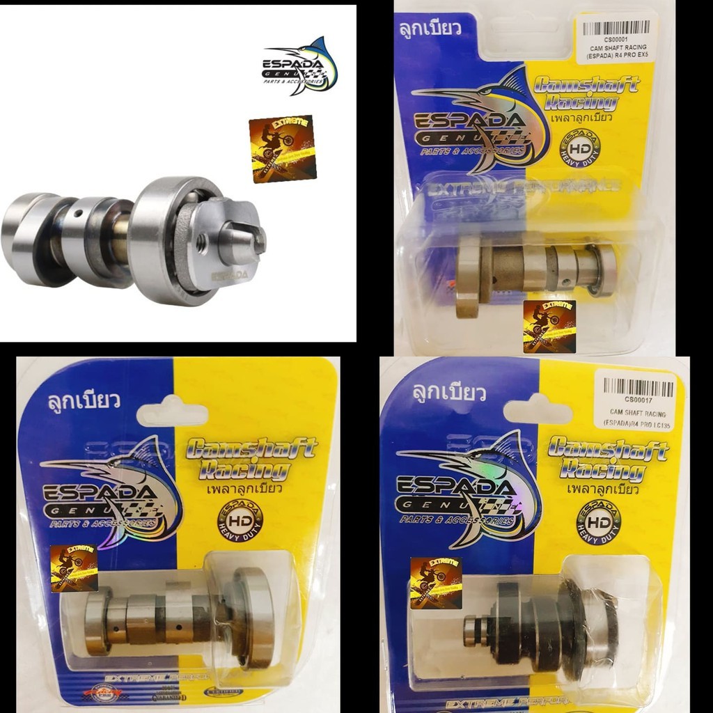 ESPADA CAM SHAFT RACING R4/ R6 PRO EX5/ R4 PRO LC135/ T1 SYM VF3I