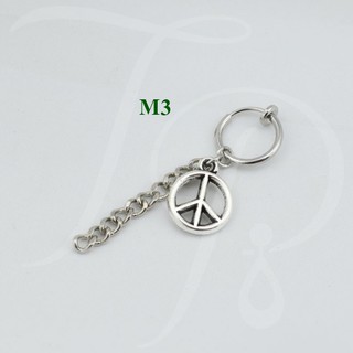 พร้อมส่งต่างหูหนีบผู้ชายแบบสปริง M3