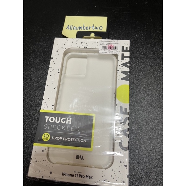เคส iphone 11pro max Case Mate รุ่น Tough Speckled แท้ 100%
