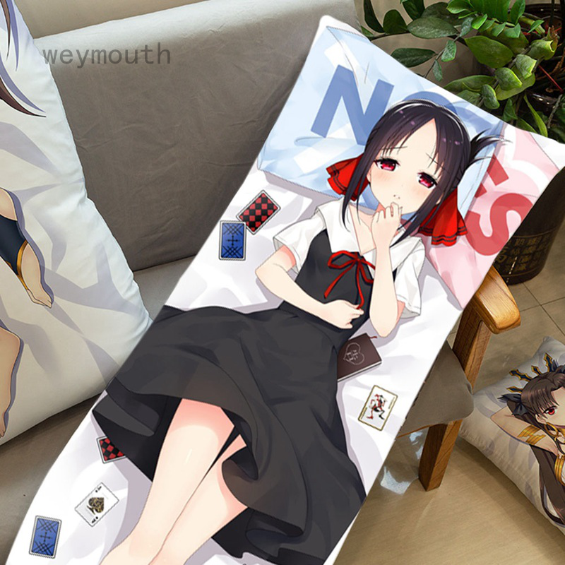 Anime Pillowcase Kaguya Sama Love Is War Pillow Cover Dakimakura 3d Double Sided Bedding Hugging Body Pillowcas0 Shopee Thailand