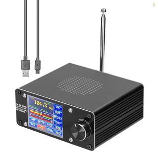 Flt ATS-100 SI4732/SI4735 ตัวรับสัญญาณวิทยุ FM LW (MW &amp; SW) SSB (LSB &amp; USB) รองรับการค้นหาแบบเต็มคลื่น พร้อมหน้าจอสัมผัส 2.4 นิ้ว