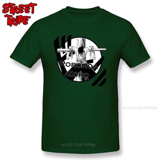 เสื้อยืด ผ้าฝ้าย พิมพ์ลายอนิเมะ One Piece Pirate Swordsman Roronoa Zoro สีเขียว สไตล์ญี่ปุ่น สําหรับผู้ชาย