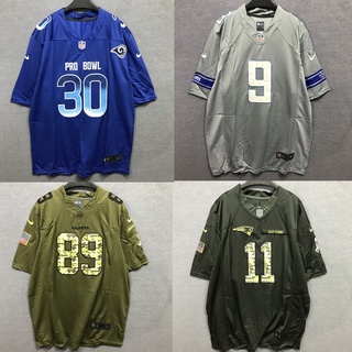 เสื้อกีฬารักบี้ แขนสั้น ทรงหลวม ลายทีมชาติฟุตบอล Nfl American สไตล์ฮิปฮอป พลัสไซซ์ สําหรับผู้ชาย