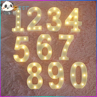 THEBEST HOT&lt; Romantic 3D 26 Letter Alphabet &amp;amp; Number LED Marquee Sign Light Indoor Wall Hanging Night Lamp