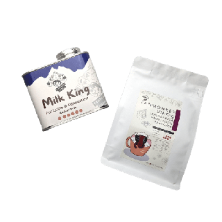 Tanmonkey Blend coffee MilkKing เมล็ดกาแฟคั่วรุ่น Colombia Design for Latte & Cappuccino